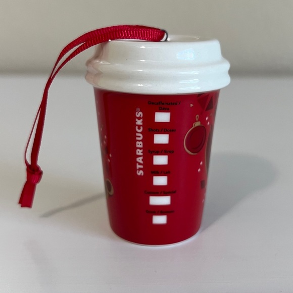 Starbucks Mini Coffee Cup Ornament 2013 - Picture 3 of 4